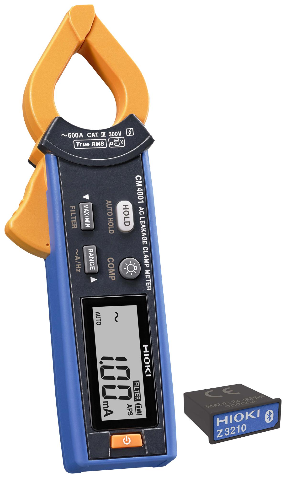 Hioki Cm4001-90 Clamp Meter, True Rms, 600A, Auto