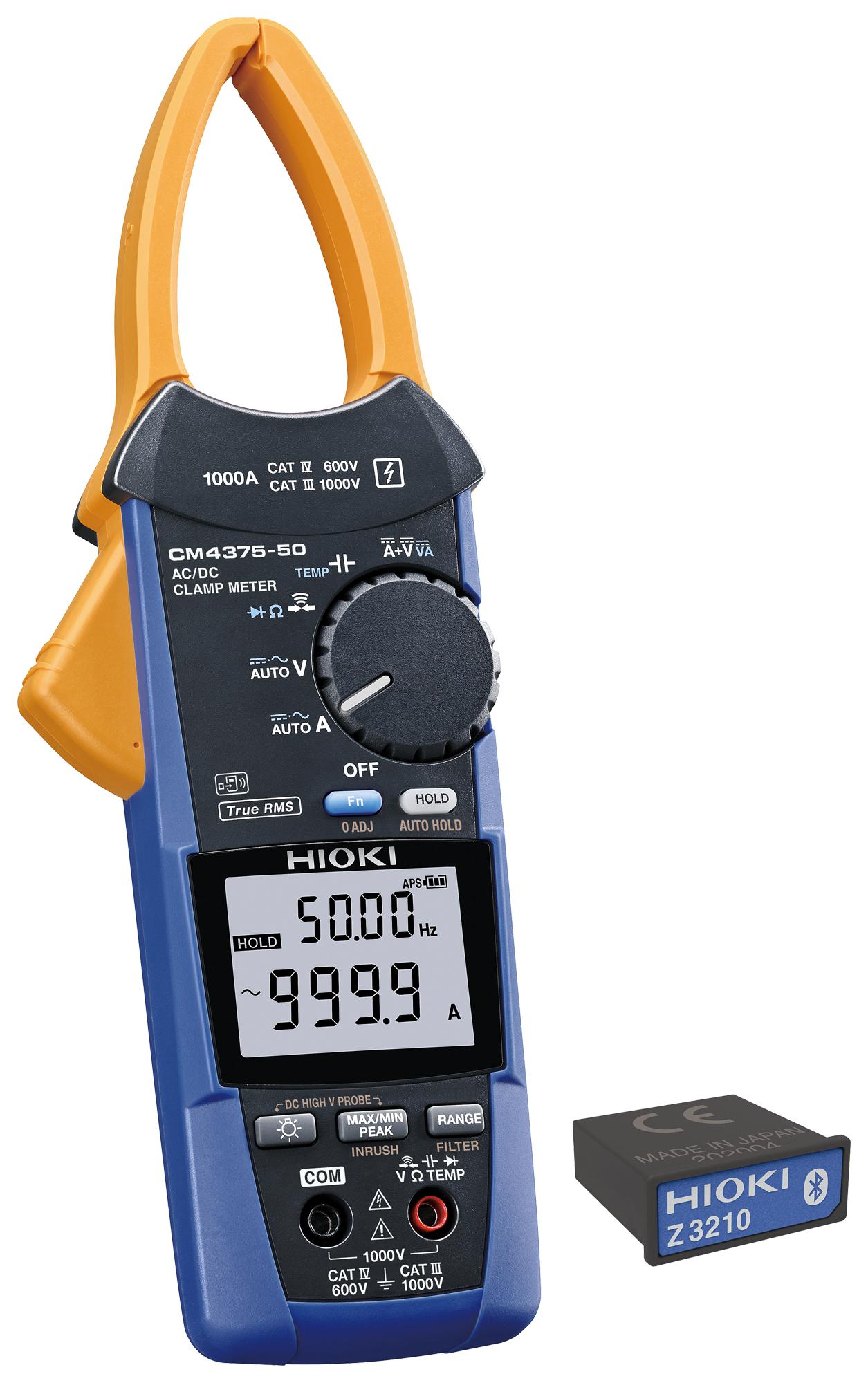 Hioki Cm4375-90 Clamp Meter, True Rms, 1Ka, 1Kv, Auto