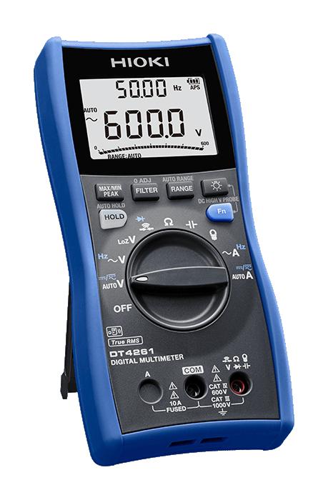 Hioki Dt4261-90 Dmm, Handheld, 10A, 1Kv, 6000 Count