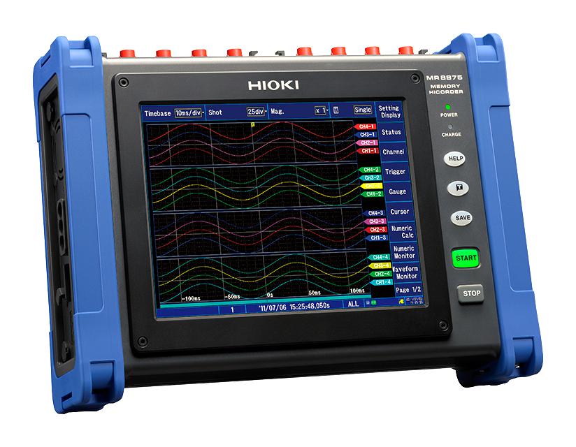 Hioki Mr8875 Memory Hicorder, 60Channel, Lcd