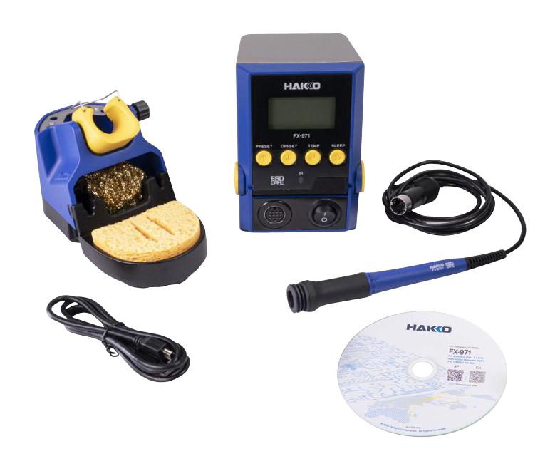 Hakko Fx971-44 Soldering Station, 100W, 450 Deg, Usb