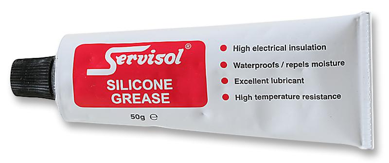 Servisol 200002000 Grease, Silicone, 50G