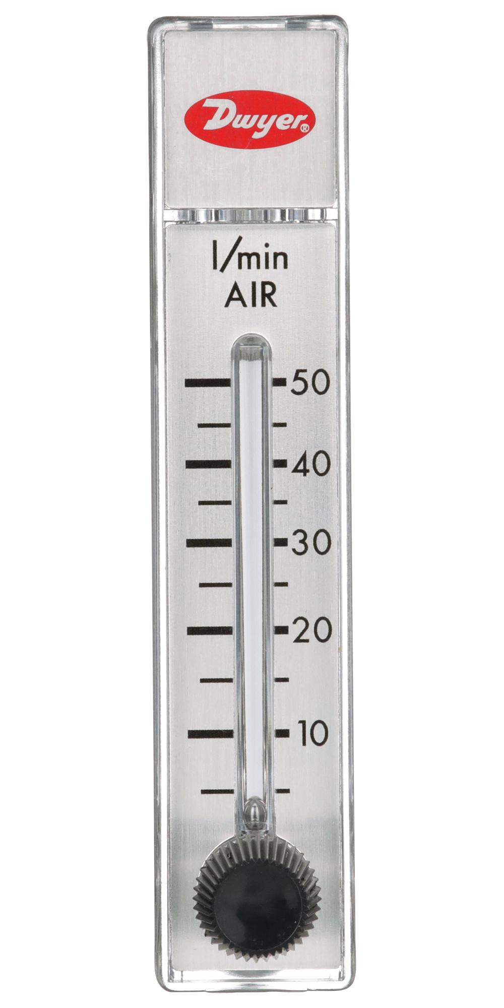 Dwyer Rma-23-Ssv Air Flowmeter, 100Psi, 50Lpm, 1/8 Fnpt