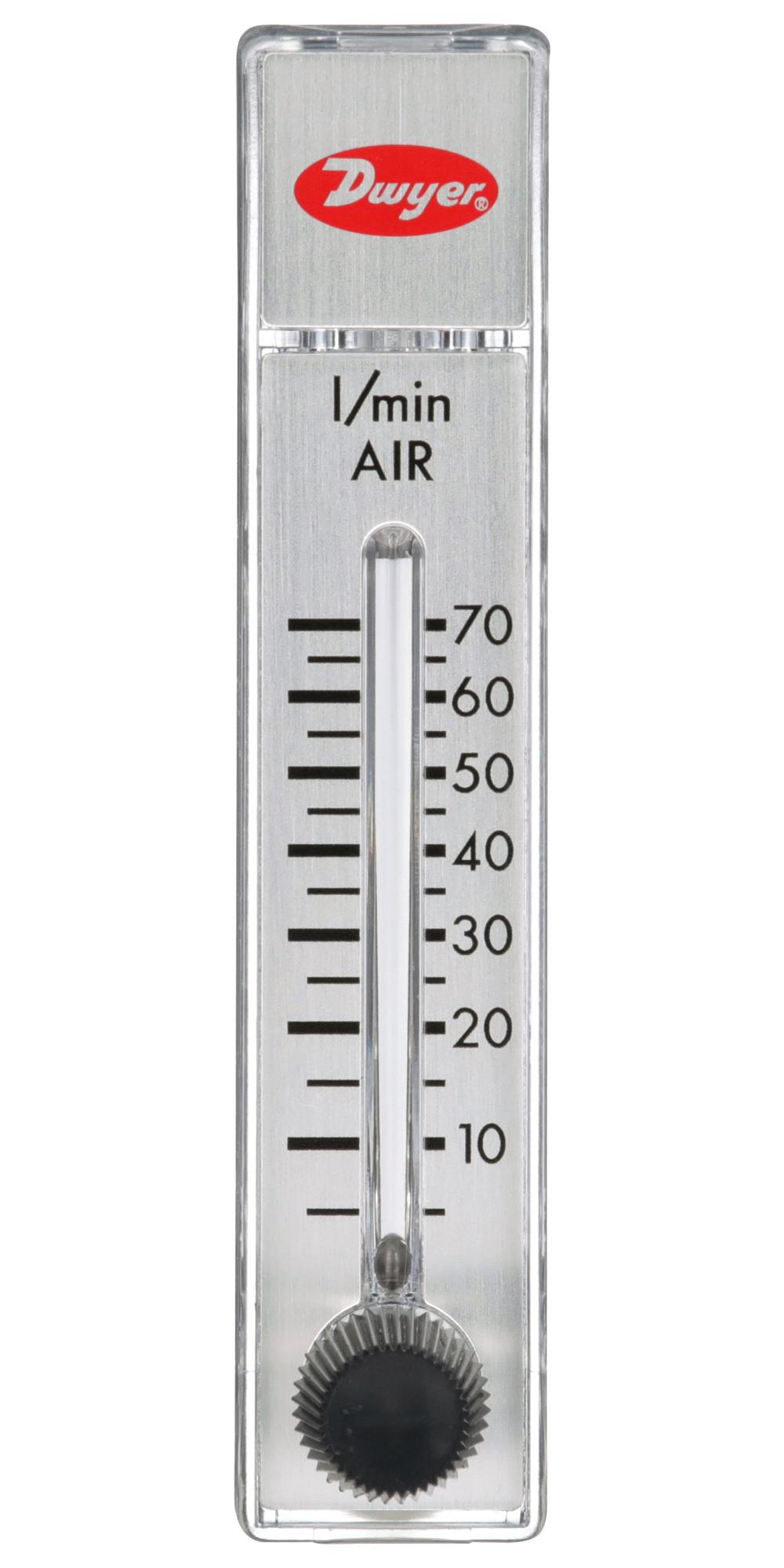 Dwyer Rma-24-Ssv Air Flowmeter, 100Psi, 70Lpm, 1/8 Fnpt