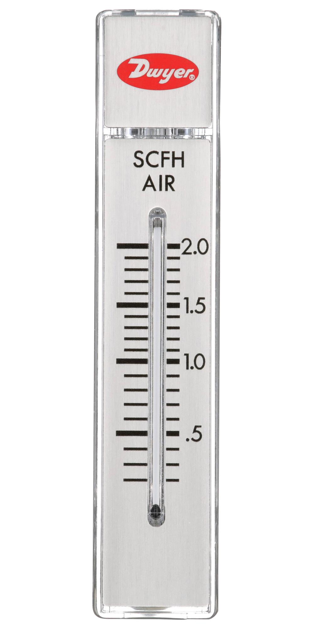 Dwyer Rma-2 Air Flowmeter, 100Psi, 1Scfh, 1/8 Fnpt