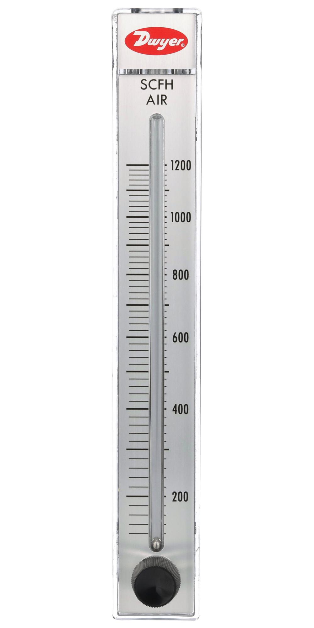 Dwyer Rmc-121-Ssv Air Flowmeter, 100Psi, 10Scfm, 1/2 Fnpt