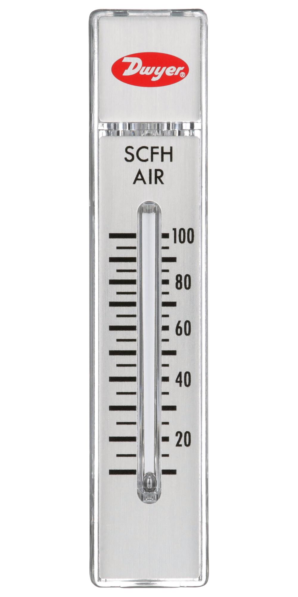 Dwyer Rma-8 Air Flowmeter, 100Psi, 100Scfh, 1/8fnpt