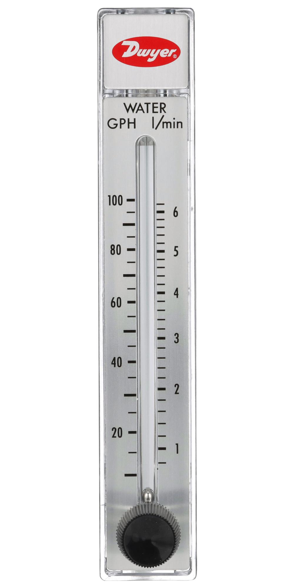 Dwyer Rmc-141-Ssv Liquid Flowmeter, 100Psi, 1Gpm, 1/2