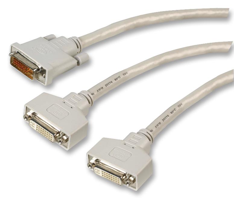 Videk 2118D Cable, Dvi M To 2 X Dvi D Female