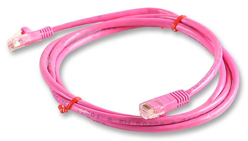 Pro Signal Ps11063 Patch Lead, Cat 5E, 1M Pink