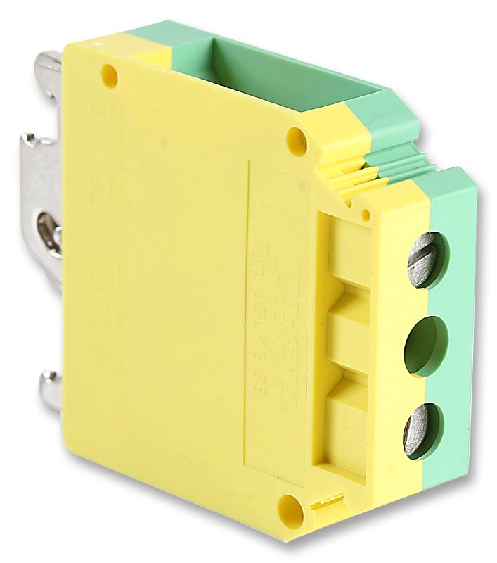 Phoenix Contact 3005853 Terminal Block, Din Rail, 2Pos, 12Awg