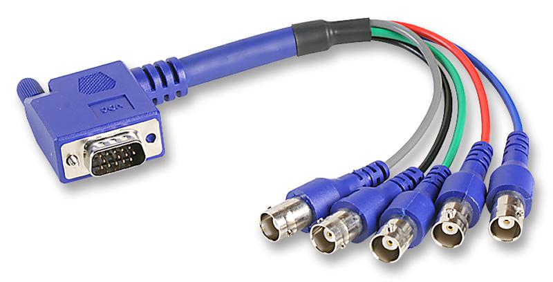 Vdc 104-700-015 Lead, 90Deg Vga To 5X Bnc, 0.15M