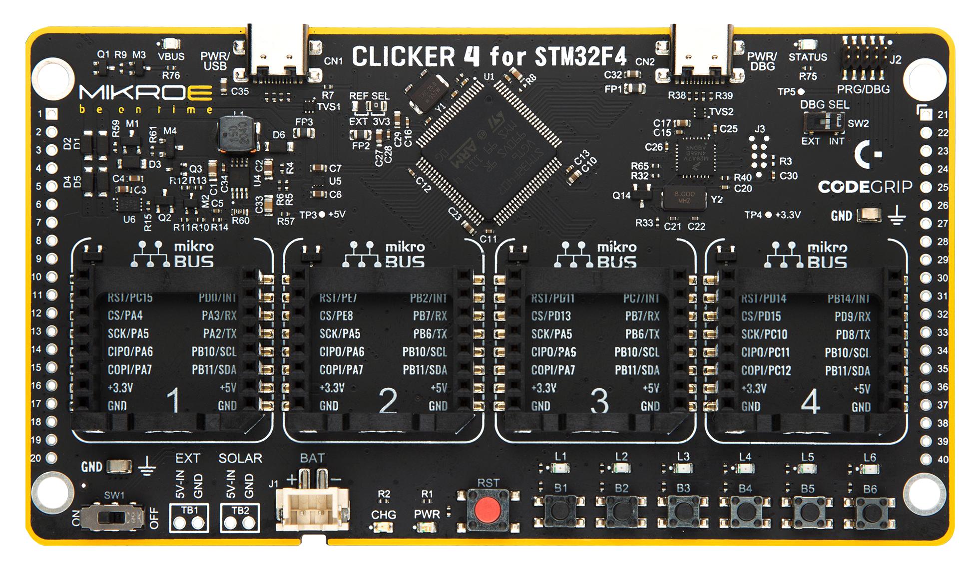 MikroElektronika Mikroe-5850 Development Board, ARM Cortex-M4F