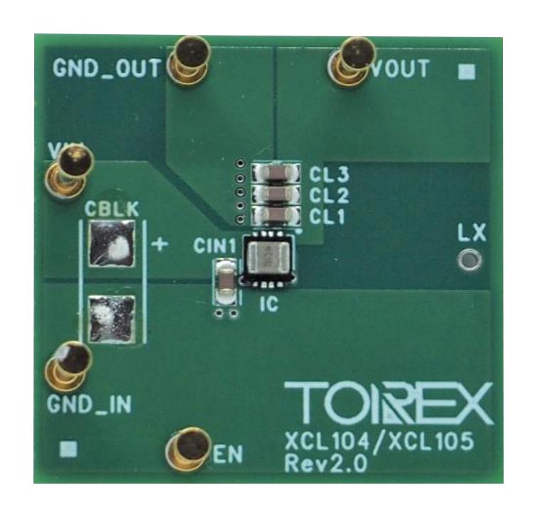 Torex Xcl105C501H2-Evb-02 Eval Board, Synchronous Boost Converter