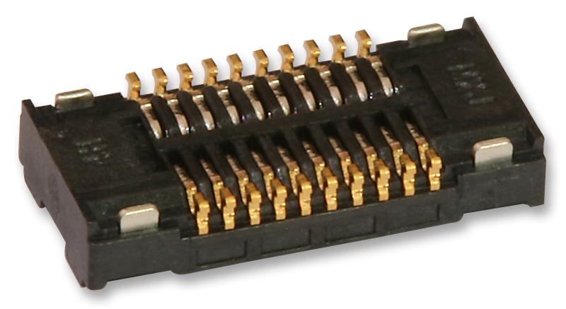 Molex 51338-0474 Mezzanine Connector, Rcpt, 40Pos, 2Row, 0.4mm