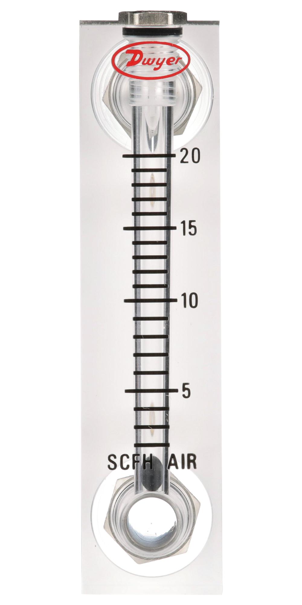 Dwyer Vfa-5 Air Flowmeter, 10Bar, 20Scfh, 1/8fnpt