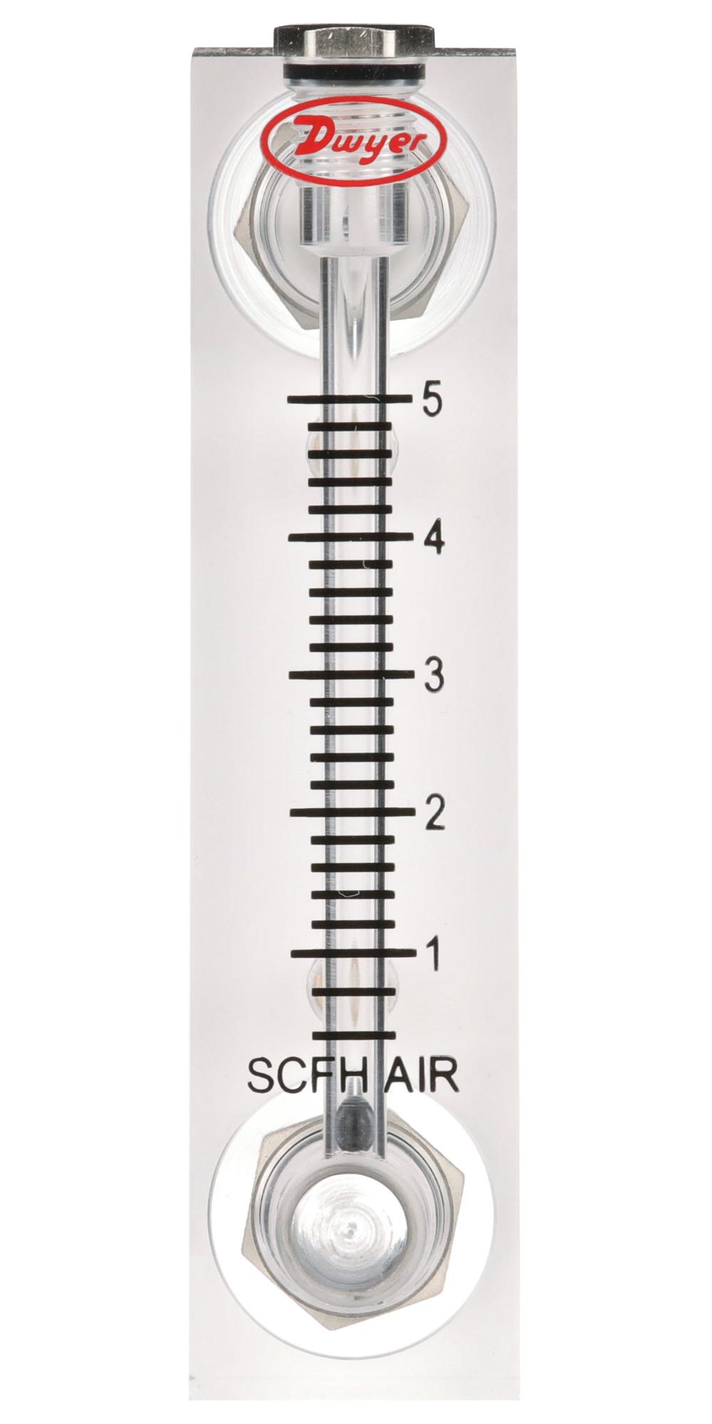 Dwyer Vfa-3 Air Flowmeter, 10Bar, 5Scfh, 1/8fnpt