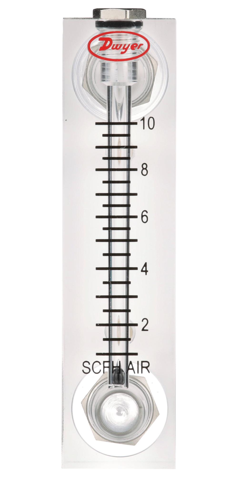 Dwyer Vfa-4 Air Flowmeter, 10Bar, 10Scfh, 1/8fnpt