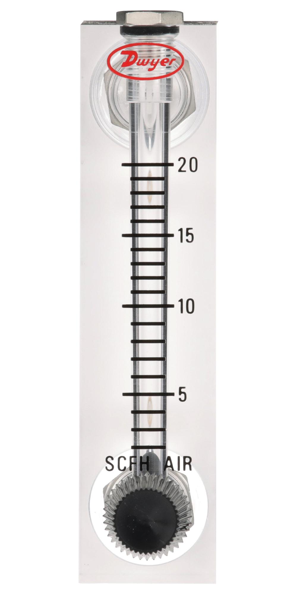 Dwyer Vfa-5-Ssv Air Flowmeter, 6.9Bar, 20Scfh, 1/8fnpt