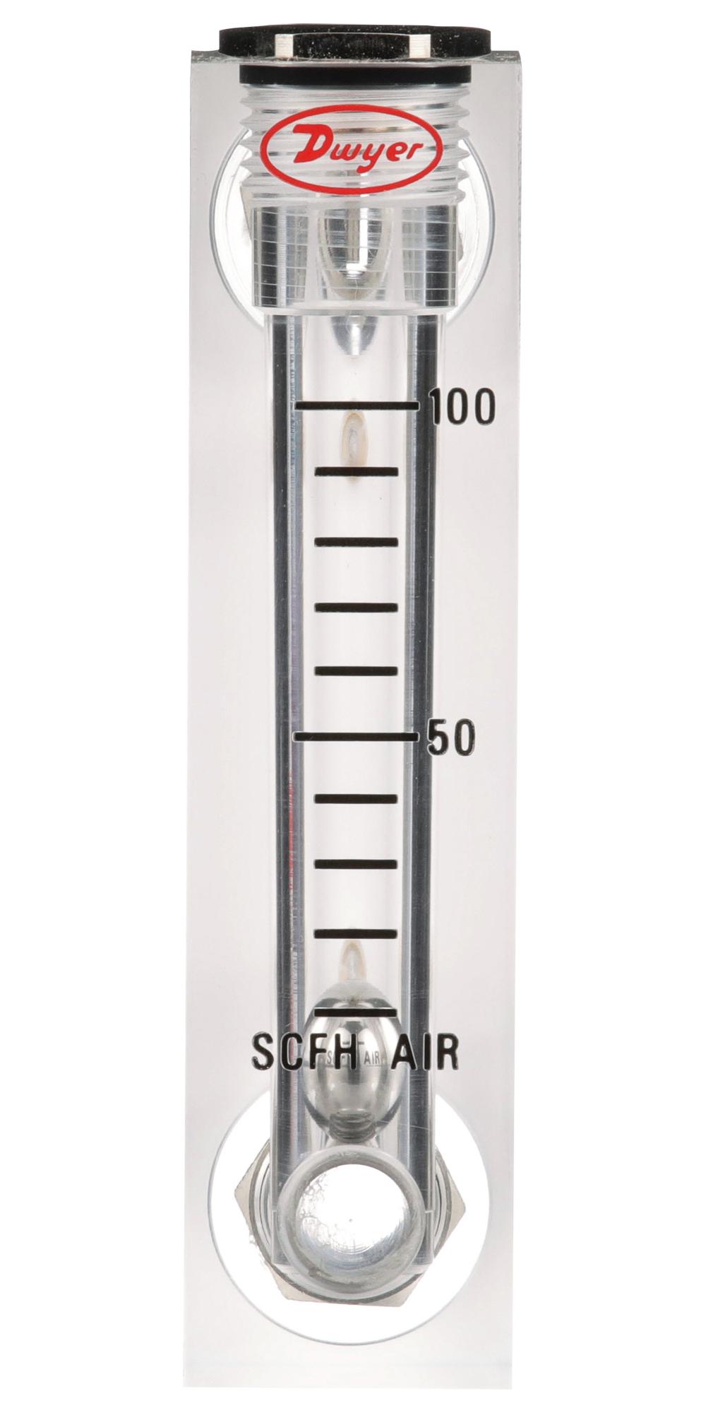 Dwyer Vfa-8 Air Flowmeter, 10Bar, 100Scfh, 1/8fnpt