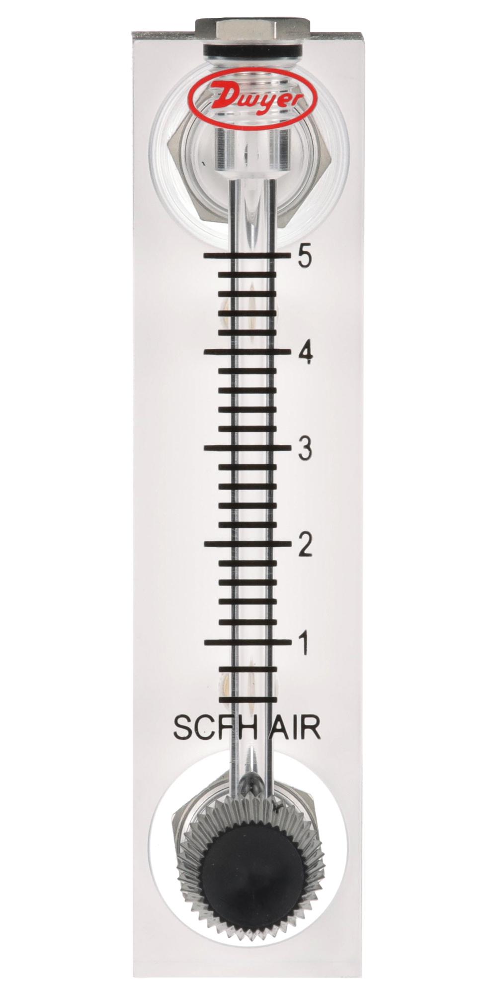 Dwyer Vfa-34-Ss Liquid Flowmeter, 10Bar, 200Ccm, 1/8