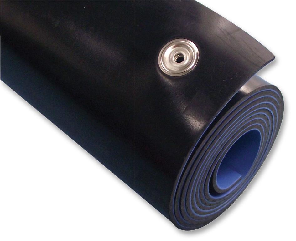 Multicomp Pro 082-0028F4 Smooth Esd Bench Mat, Blue, 1.2X3.3M