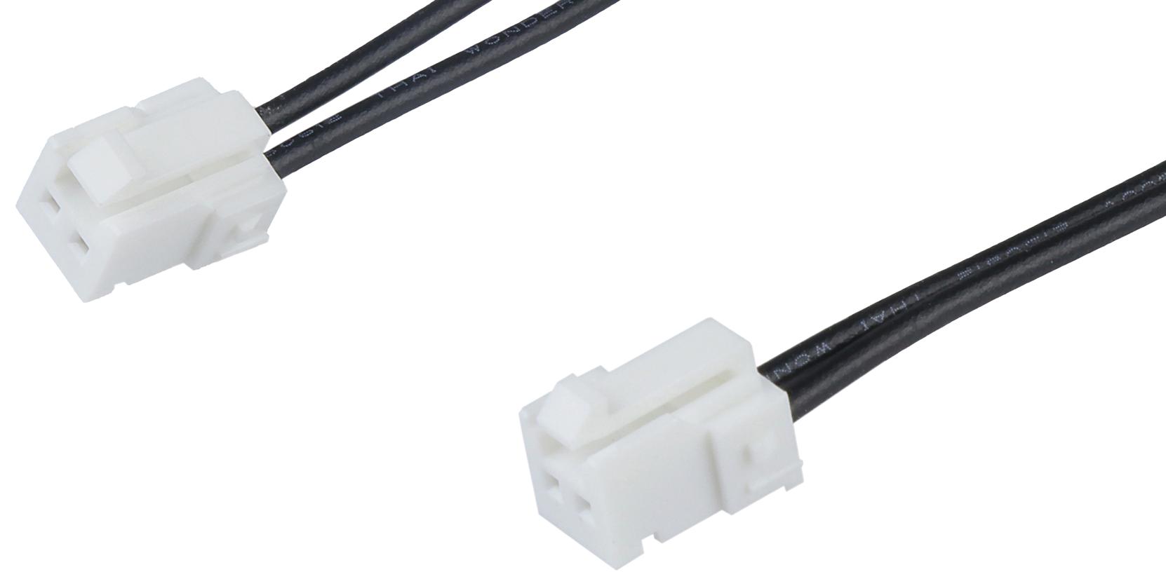 Molex 224482-1023 Cable Assy, 2P Rcpt-Rcpt, 300mm