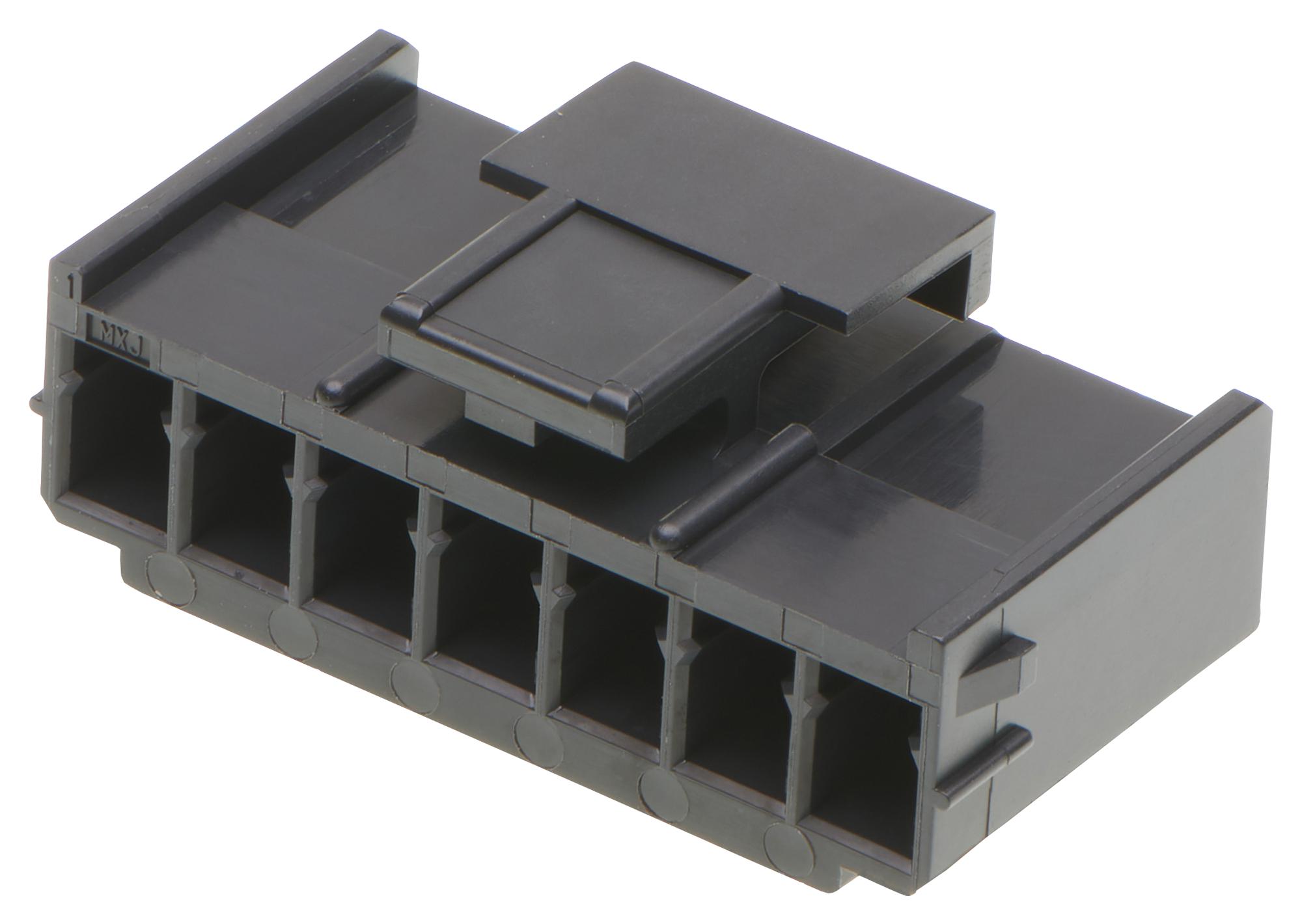 Molex 51163-0741 Connector Housing, Rcpt, 7Pos, 2.5mm