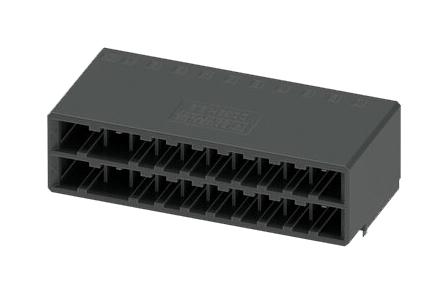 Phoenix Contact 1378273 Connector, R/a Hdr, 20Pos, 2Row, 5.08mm, Th