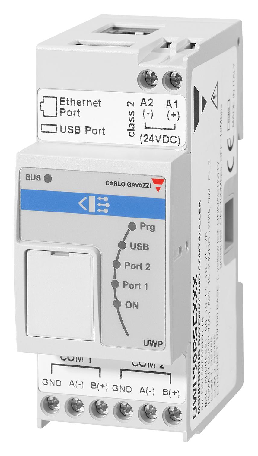 Carlo Gavazzi Uwp30Rsexxxse Wireless Gateway, Rj45, Rs485, Usb