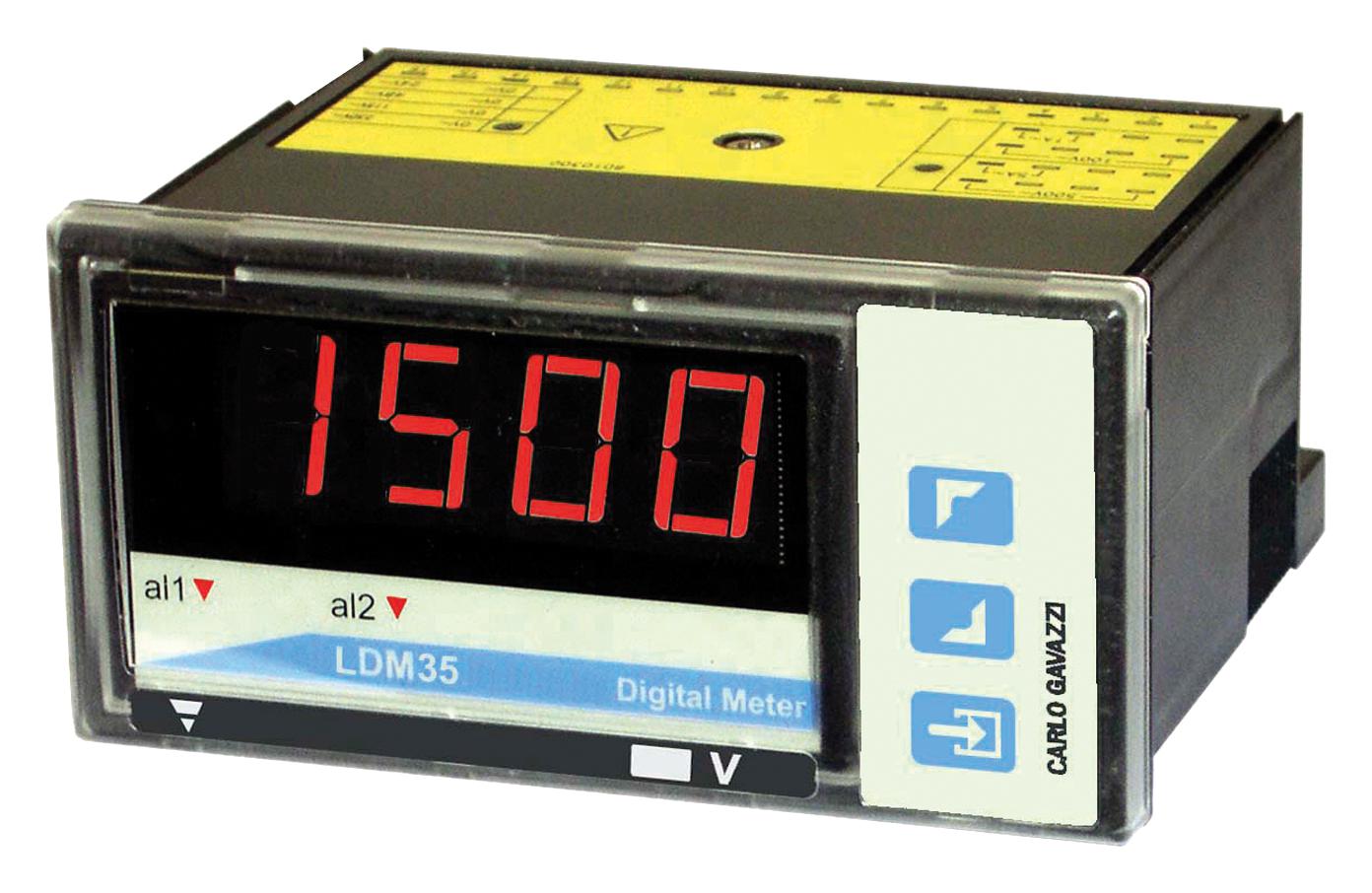 Carlo Gavazzi Ldm35Hhsxh2Xxxx Panel Meter, 3.5Digit, 14.2mm, 260V