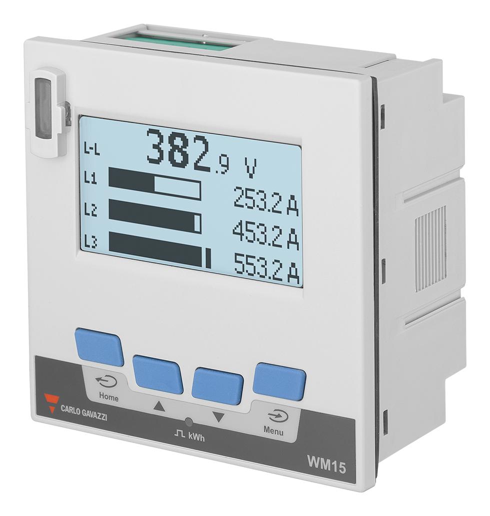 Carlo Gavazzi Wm1596Av53Xoxx Power Analyzer, Pc/abs, 3Ph, Ip20, Panel