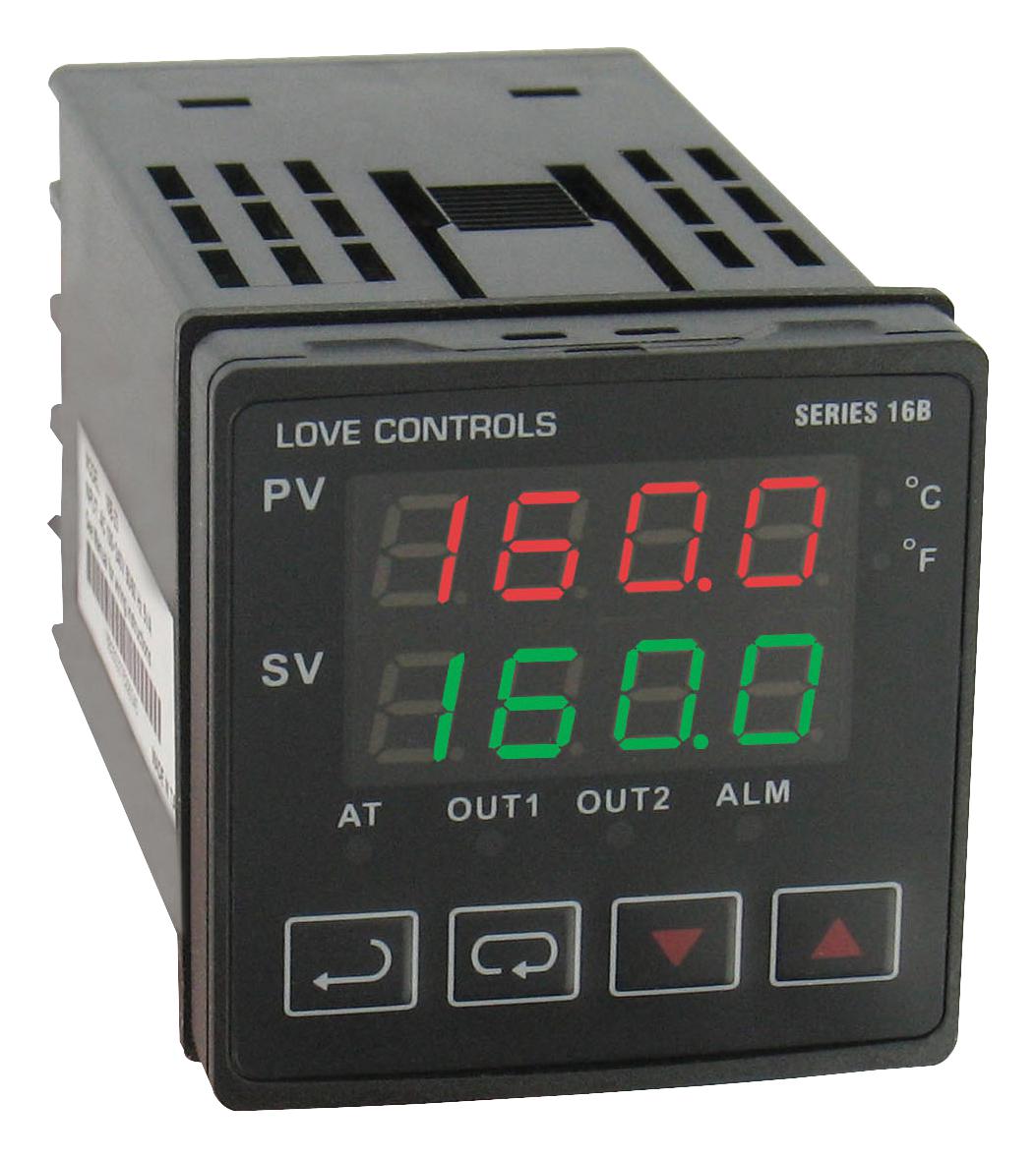 Dwyer 16B-23 Temp Process Controller, 1/16 Din, 250V