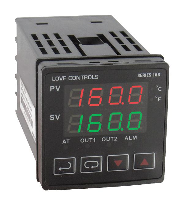 Dwyer 16C-3 Temperature Controller, 1/16 Din, 250Vac