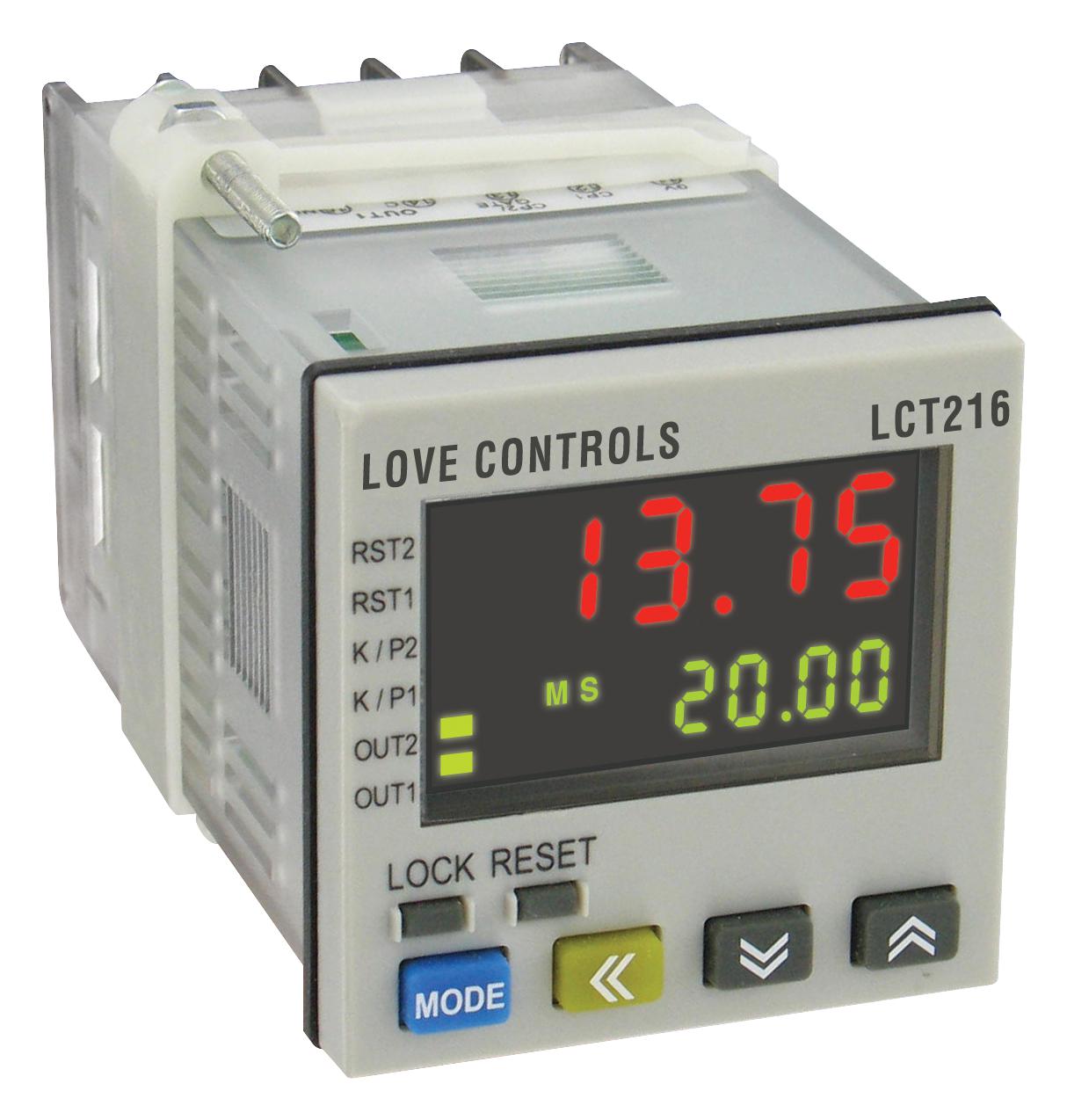 Dwyer Lct216-110 Digital Timertachometercounter,relay Ou