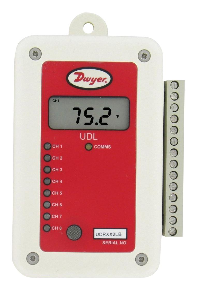 Dwyer Udl-102 Univ Input Data Logger, -30 To 70Deg C