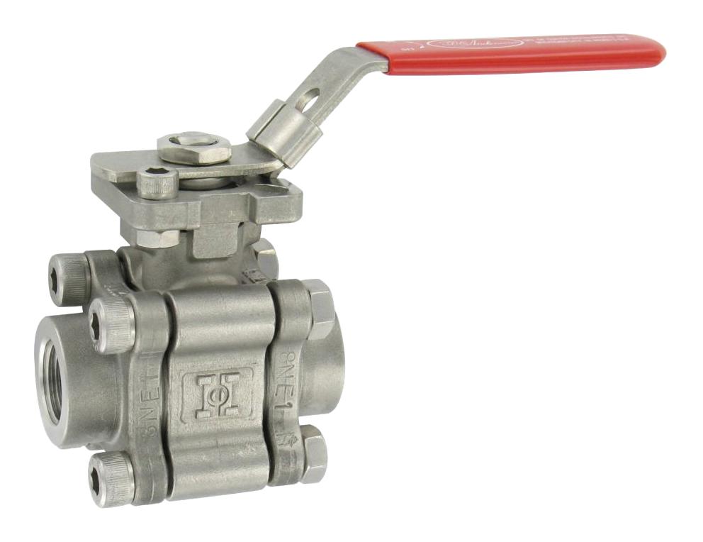 Dwyer Hbv-M01 14 3-Piece Alloy-C Ball Valve,cv 6