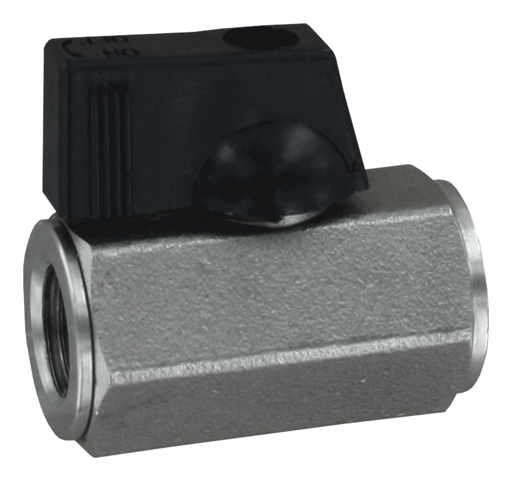 Dwyer Smv2-Wf4 Mini Stainless Steel Ball Valve, 12 N