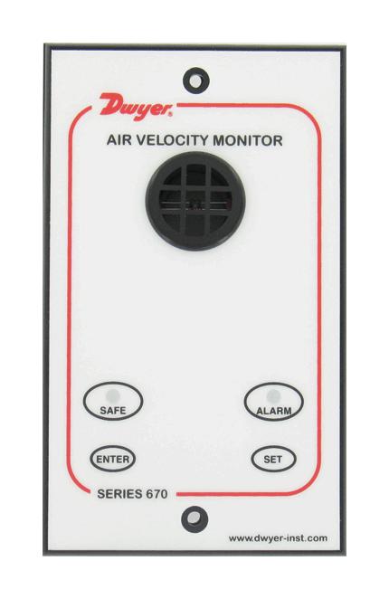 Dwyer 670 Fume Hood Monitor