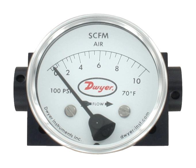 Dwyer Dtfa-2A-40A Air Flowmeter, 3000Psi, 40Scfm