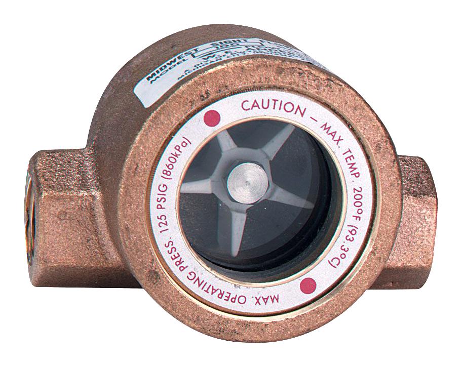 Dwyer Sfi-100Mp-1/4 Flow Indicator, 150Psi, 1/4