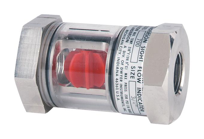 Dwyer Sfi-700-1/2 Flow Indicator, 230Psi, 1/2