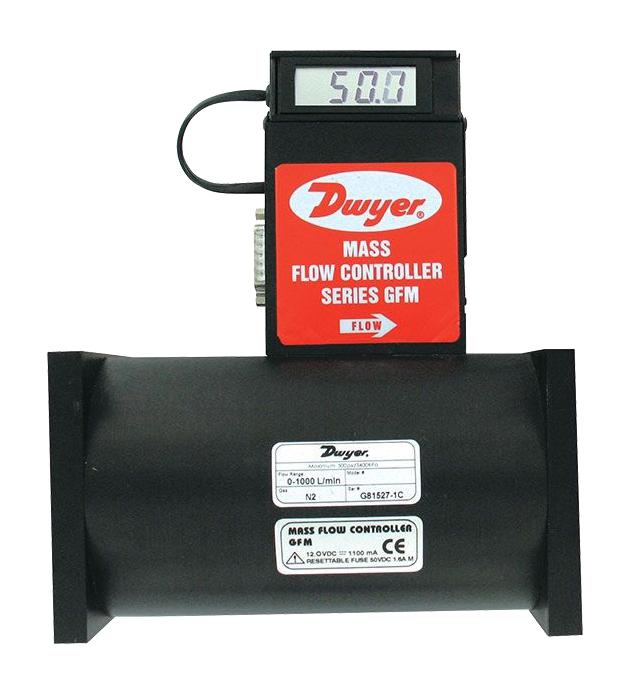 Dwyer Gfm-1144 Gas Mass Flow Meter,range 0-500 Lpm. Sp