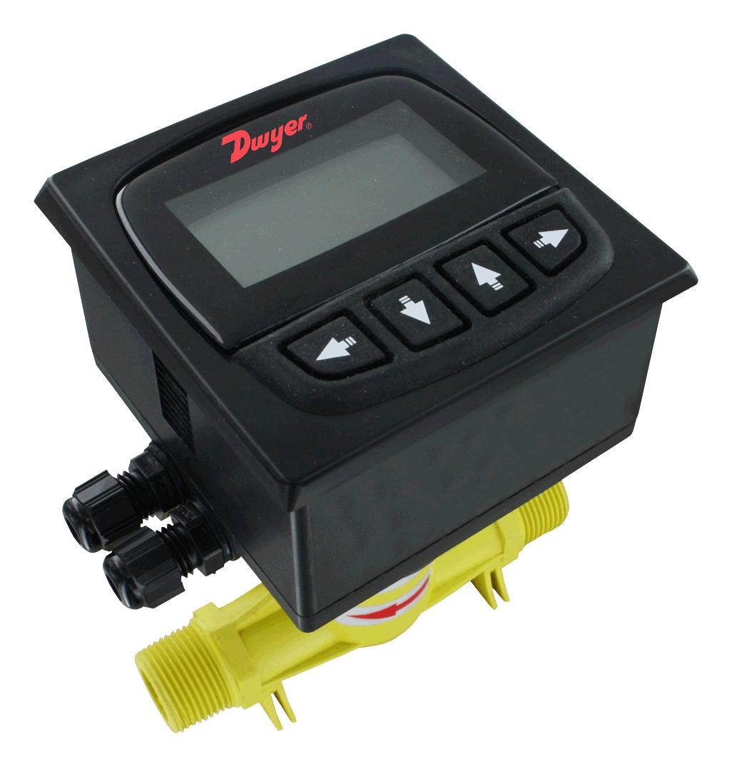 Dwyer Dfmt-25A 1 Npt Digital Flow Transmitter, Range