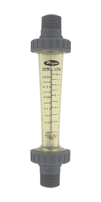 Dwyer Lfmb-04-A2 Liquid Flowmeter, 1Gpm, 87Psi, 1/2mnpt