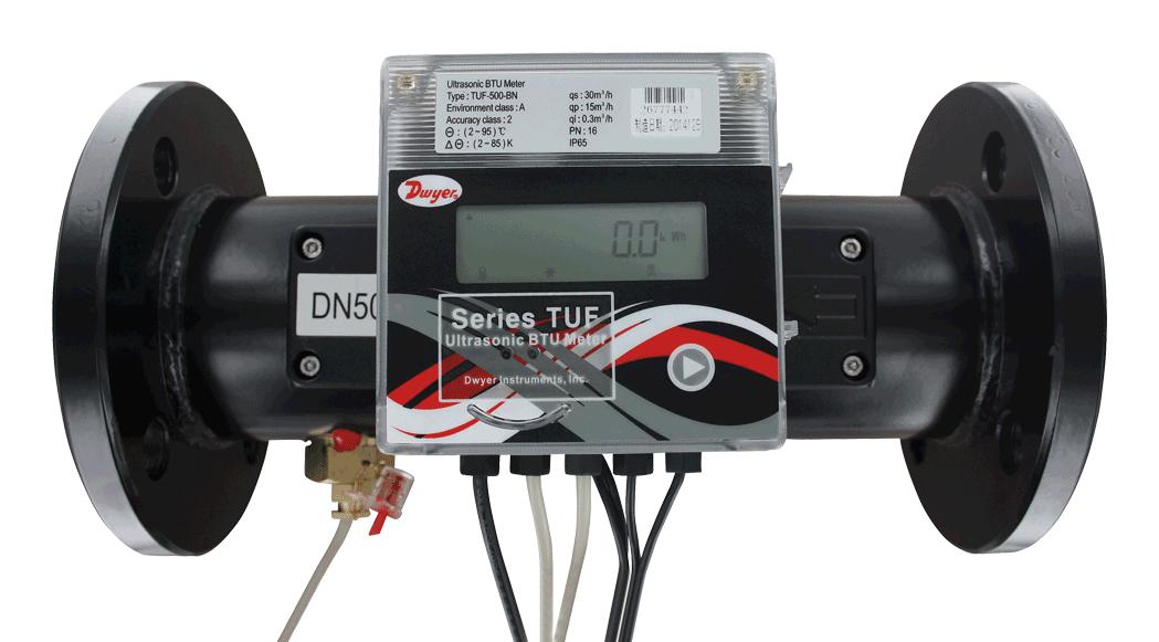 Dwyer Tuf-500-Md Ultrasonic Energy Meter, 132Gpm, 50mm