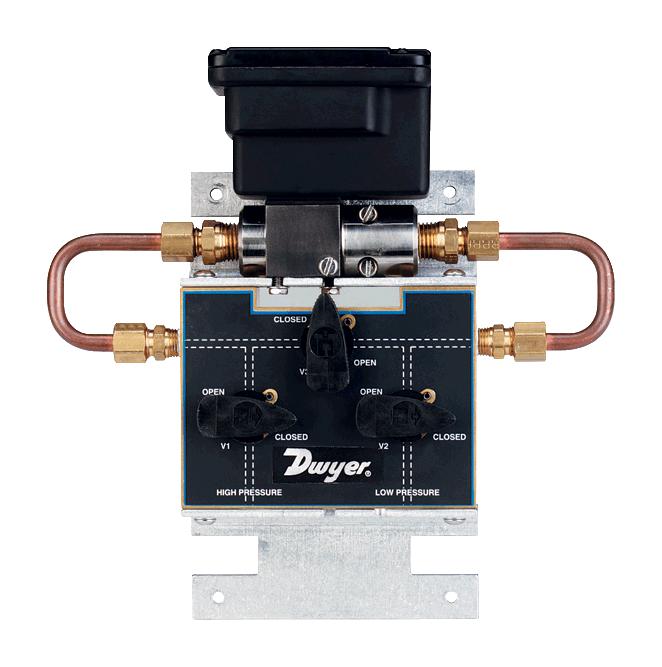 Dwyer 645-5-3V Pressure Transmitter, Diff, 50Psi