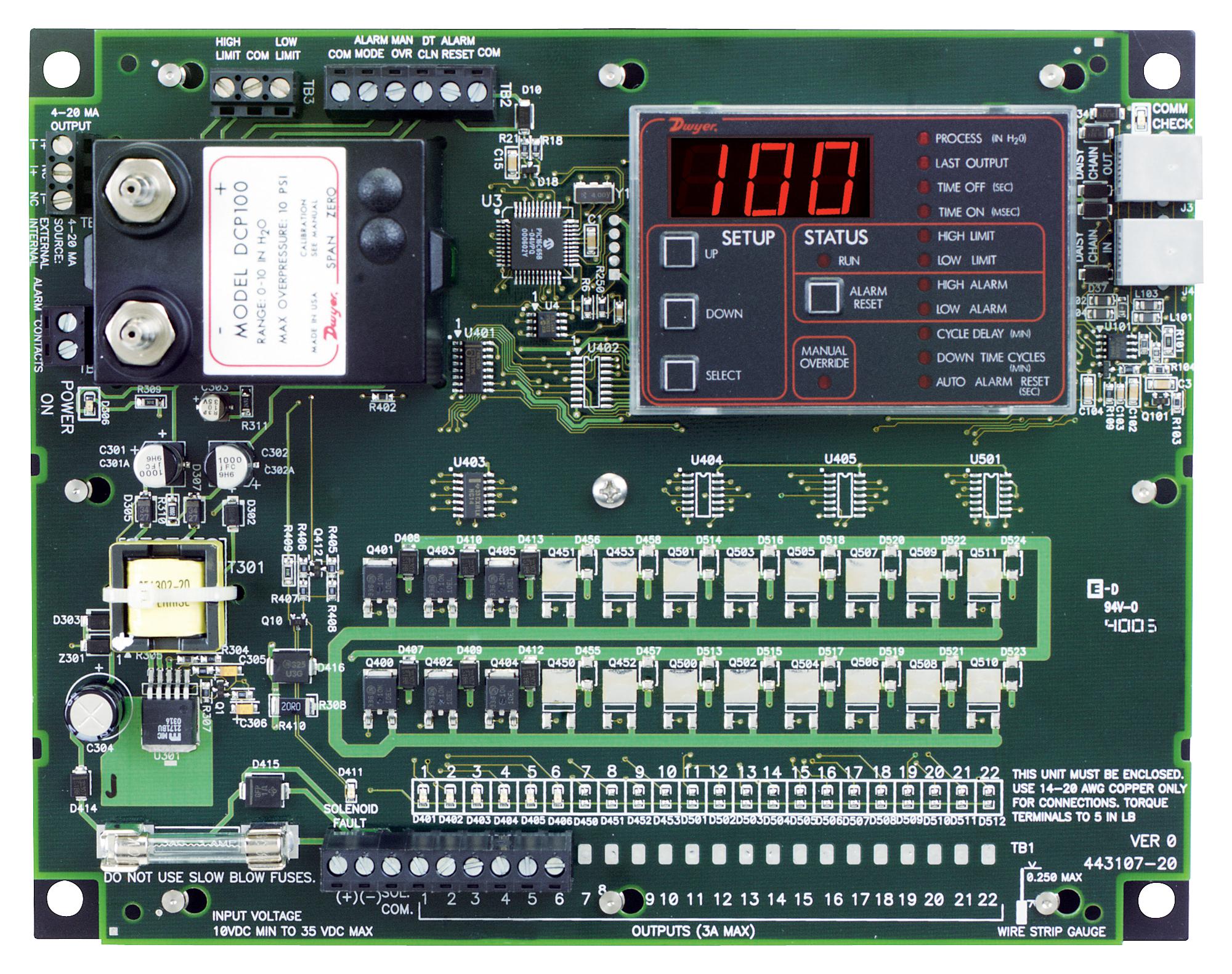 Dwyer Dct1110 Channel Expander, 10 Channels