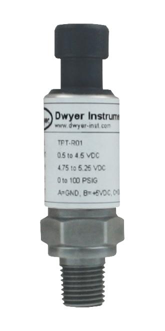 Dwyer Tpt-C01 Pressure Transmitter, Gauge, 100Psi