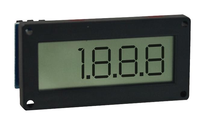 Dwyer Dpmf Flush Mount Lcd Digital Panel Meter, Lo